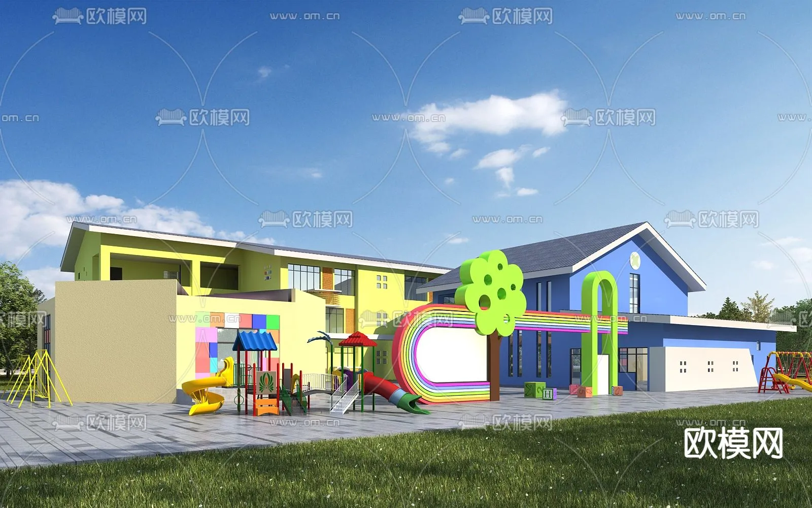 KINDERGARTEN – VRAY / CORONA – 3D MODEL – 1249