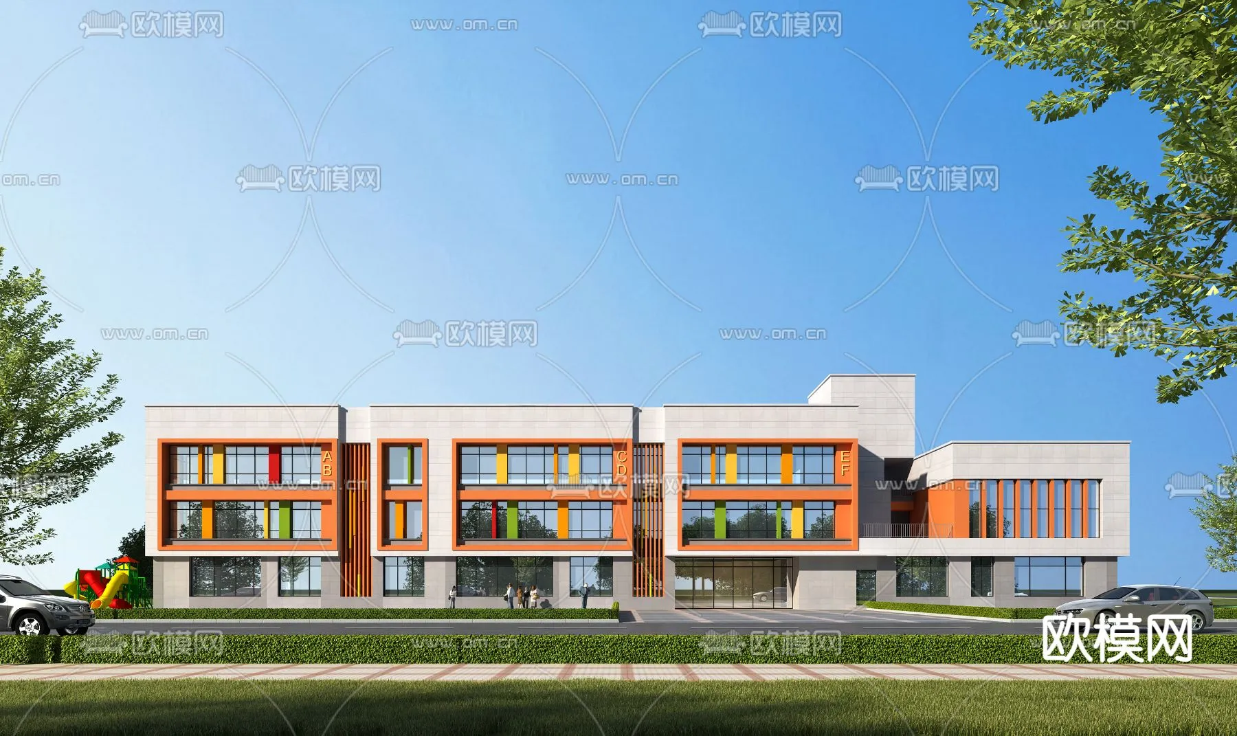 KINDERGARTEN – VRAY / CORONA – 3D MODEL – 1254