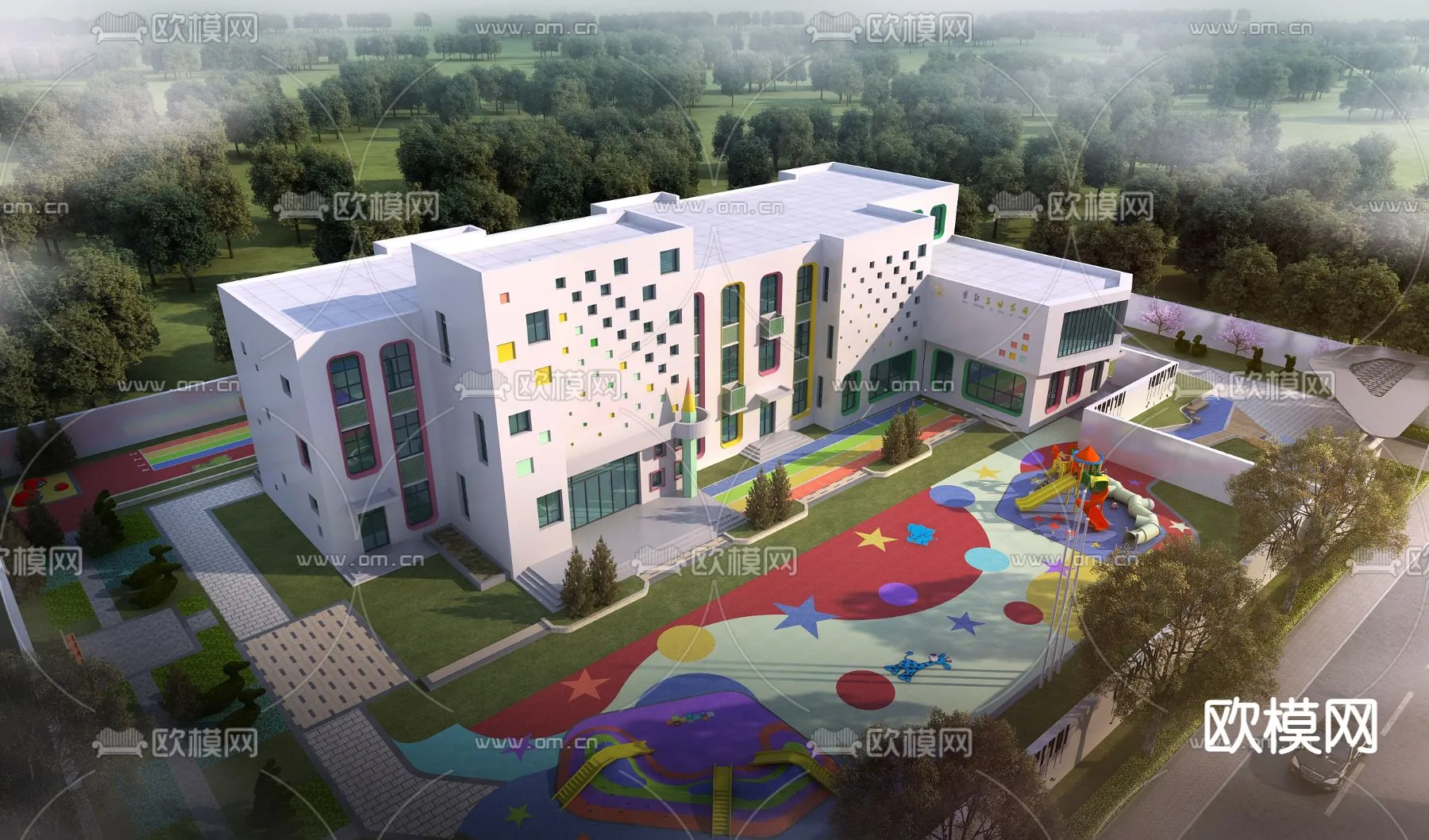 KINDERGARTEN – VRAY / CORONA – 3D MODEL – 1255