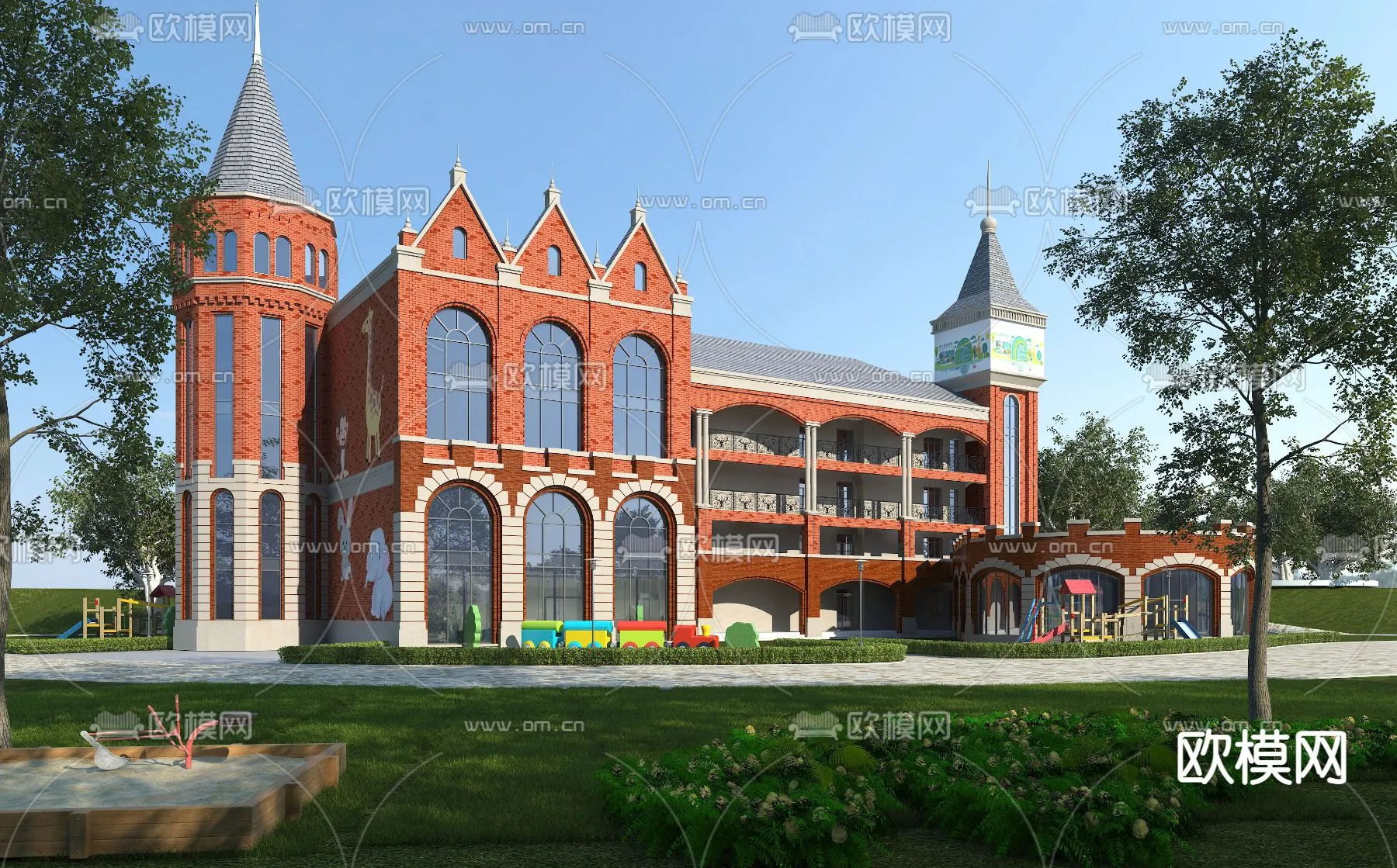 KINDERGARTEN – VRAY / CORONA – 3D MODEL – 1260