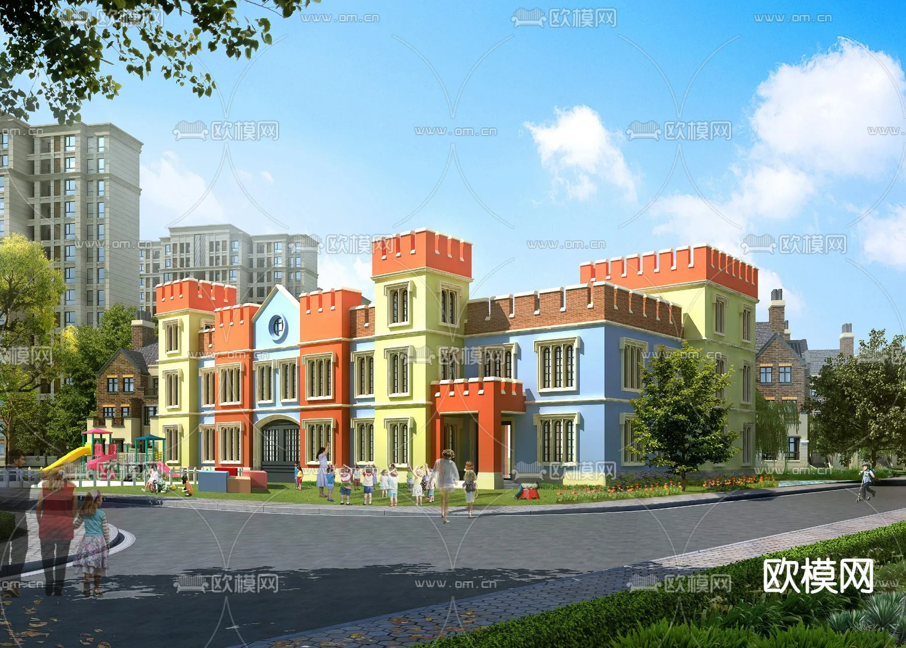 KINDERGARTEN – VRAY / CORONA – 3D MODEL – 1262