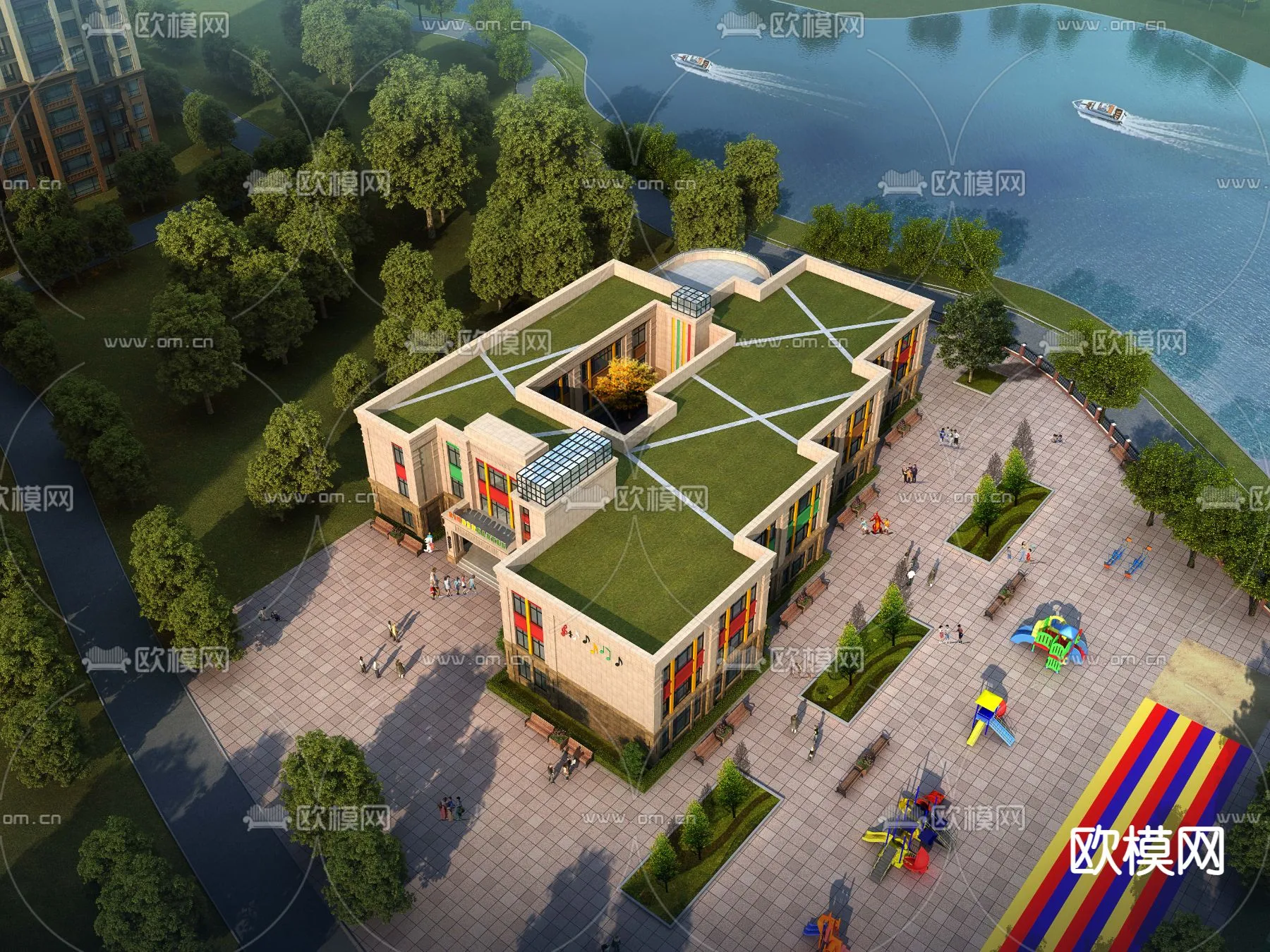 KINDERGARTEN – VRAY / CORONA – 3D MODEL – 1263