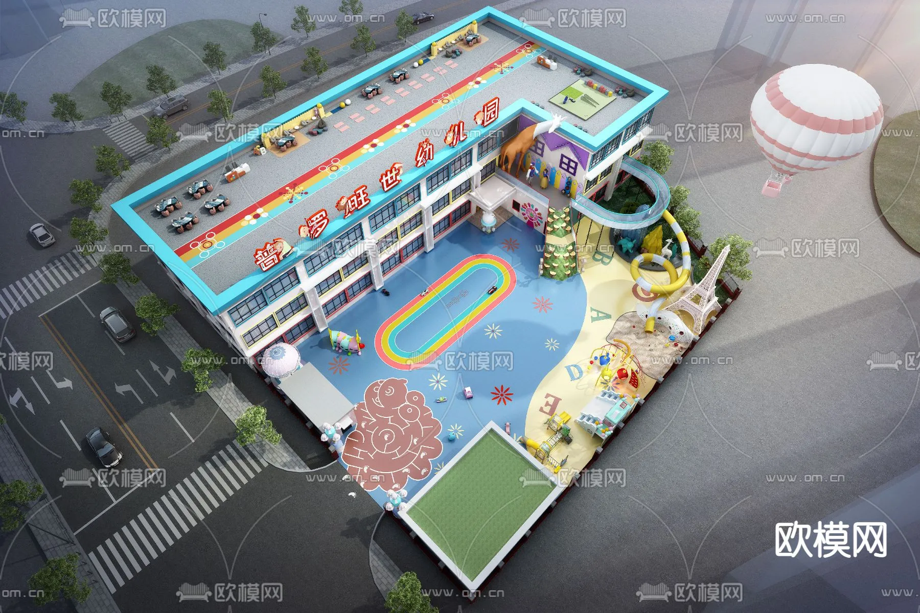 KINDERGARTEN – VRAY / CORONA – 3D MODEL – 1264