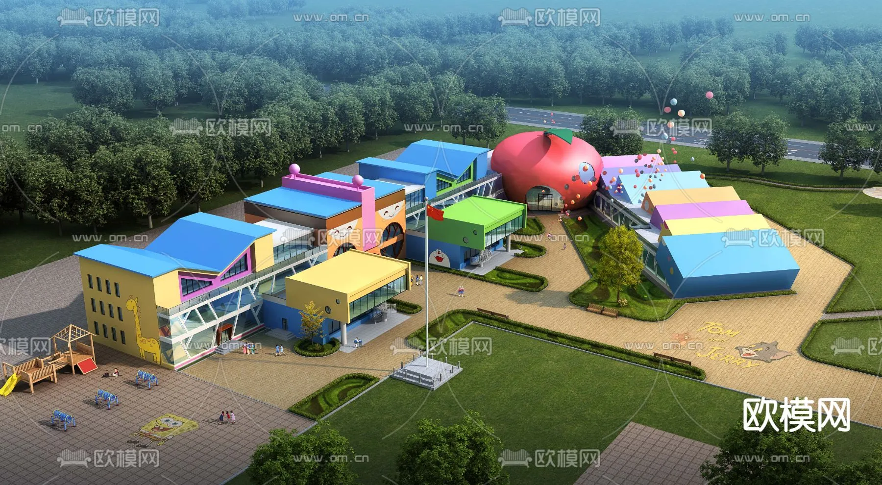 KINDERGARTEN – VRAY / CORONA – 3D MODEL – 1265