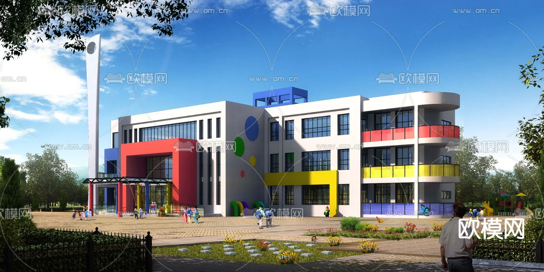 KINDERGARTEN – VRAY / CORONA – 3D MODEL – 1266