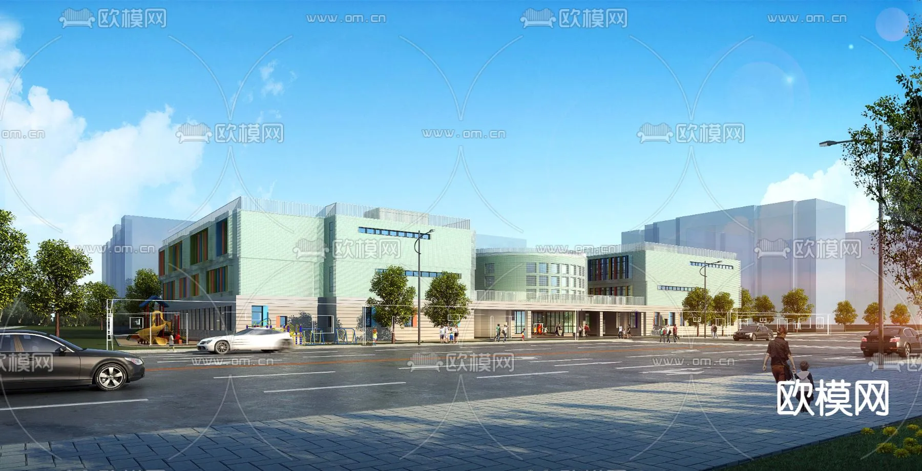 KINDERGARTEN – VRAY / CORONA – 3D MODEL – 1268