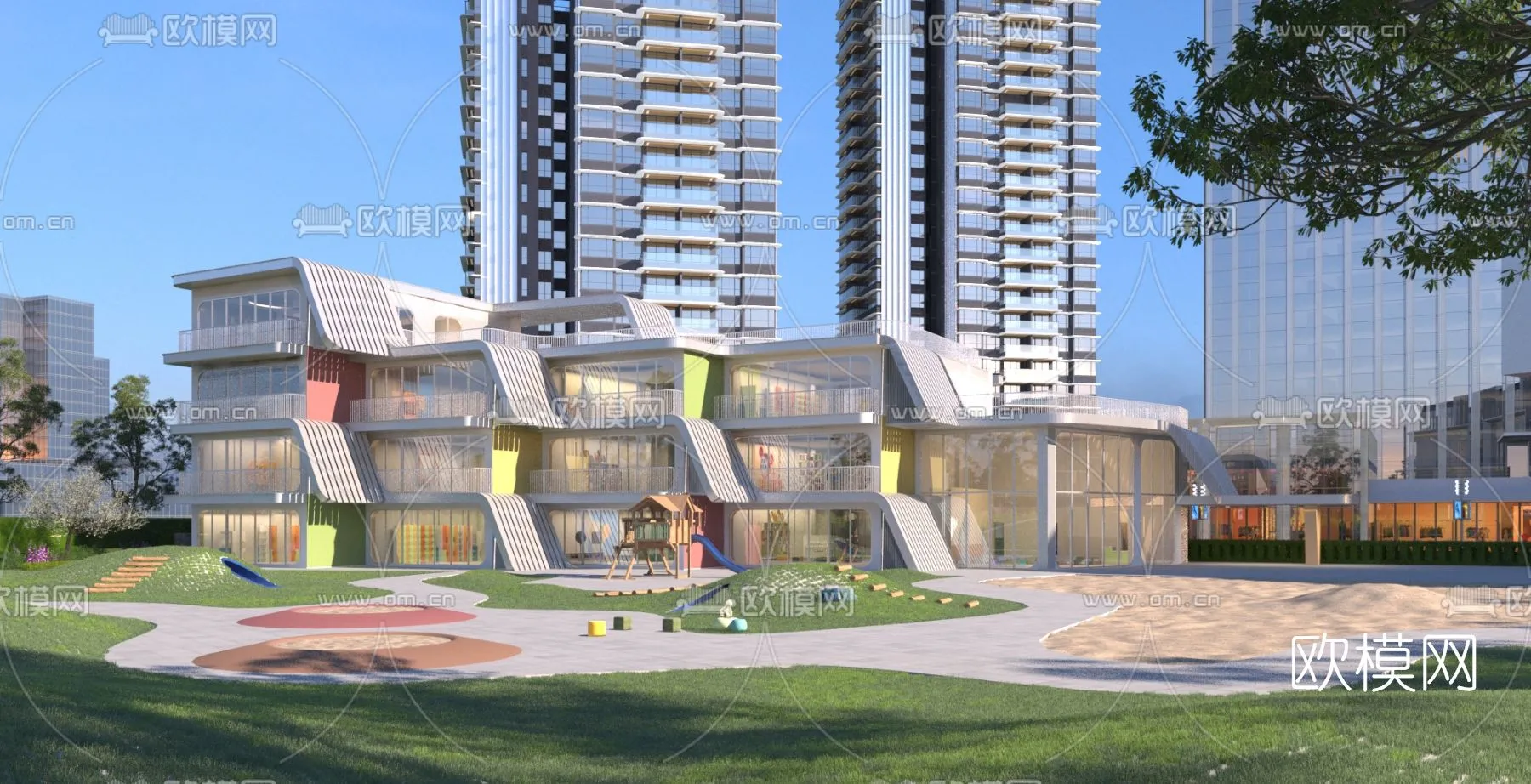 KINDERGARTEN – VRAY / CORONA – 3D MODEL – 1270