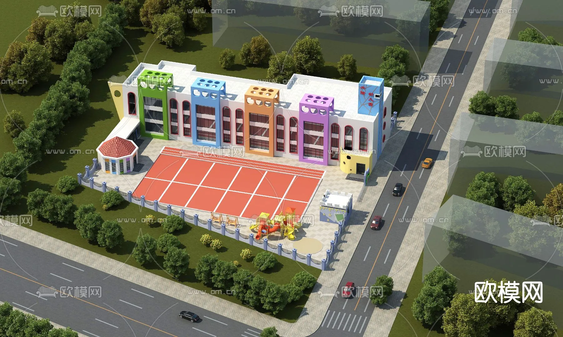 KINDERGARTEN – VRAY / CORONA – 3D MODEL – 1271