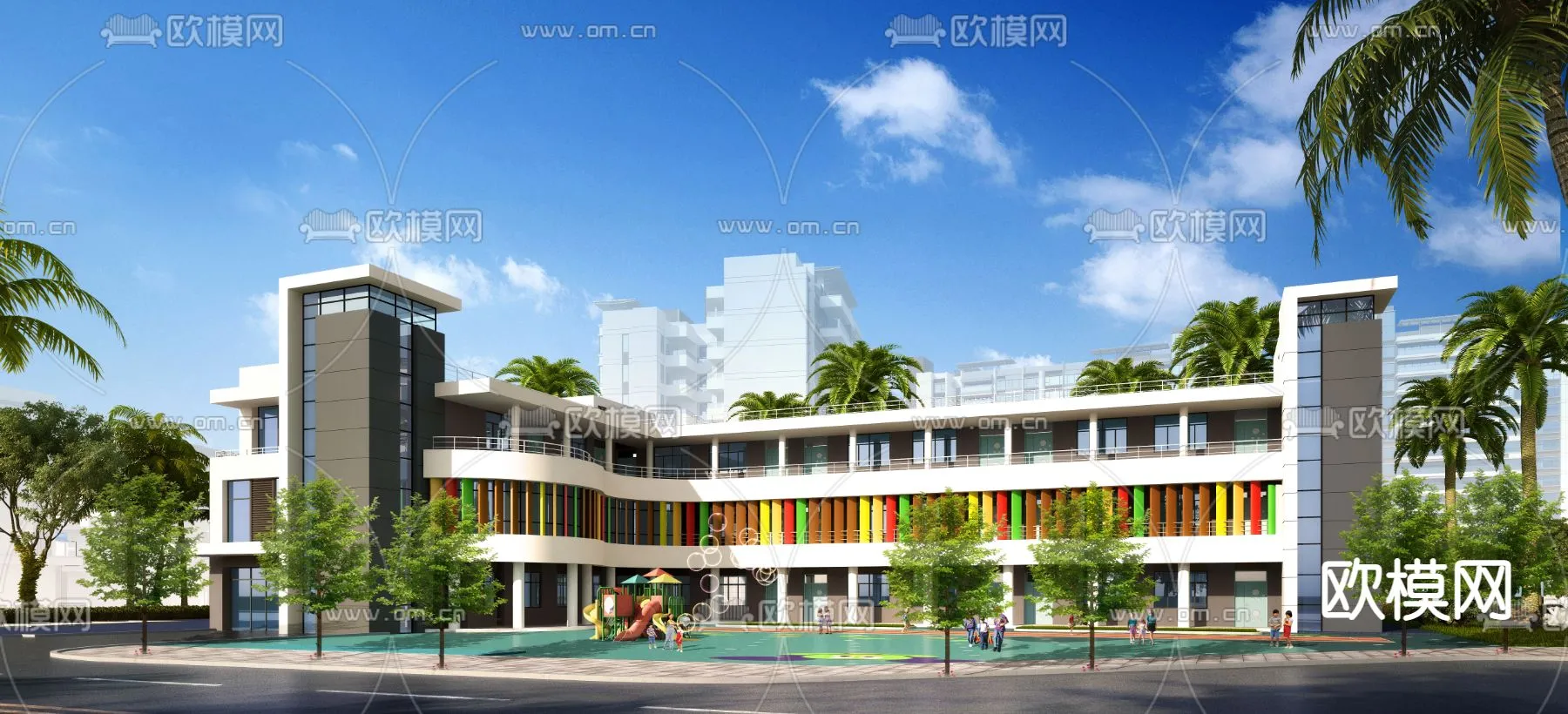 KINDERGARTEN – VRAY / CORONA – 3D MODEL – 1276