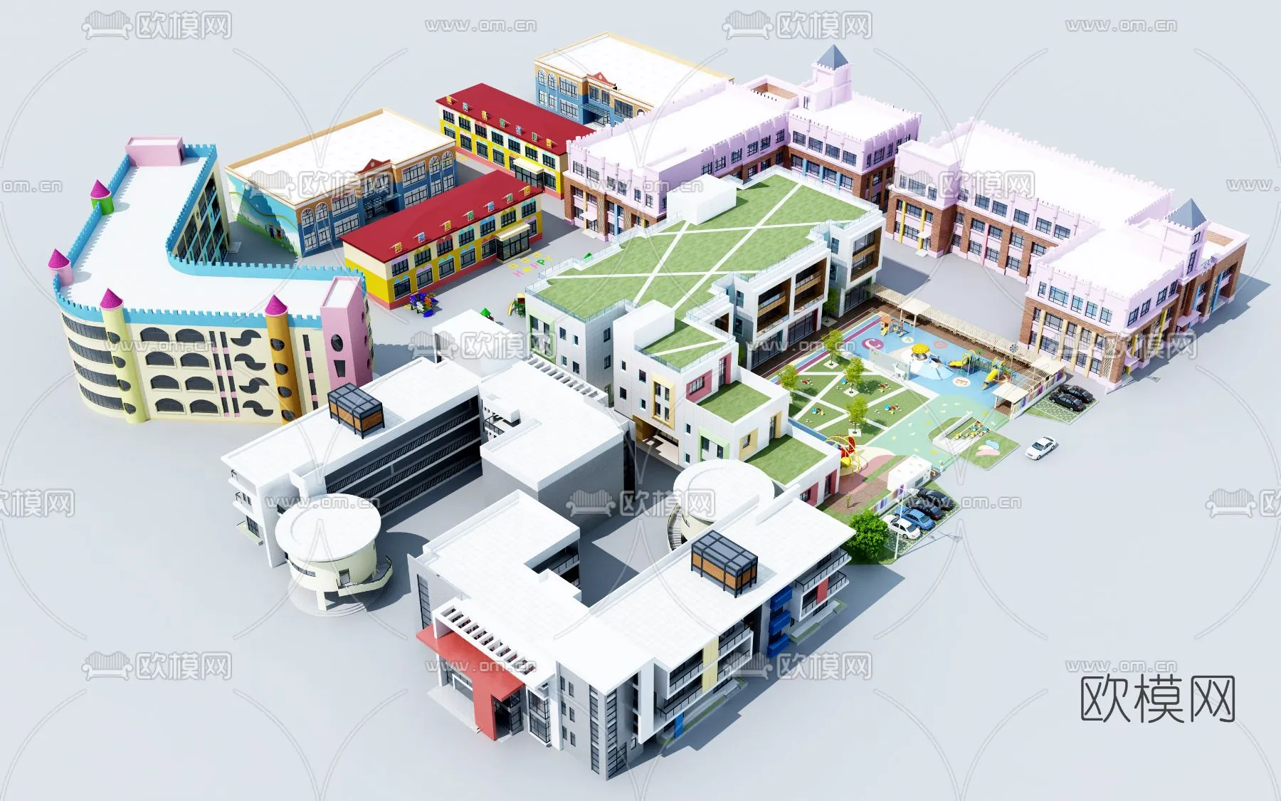 KINDERGARTEN – VRAY / CORONA – 3D MODEL – 1278