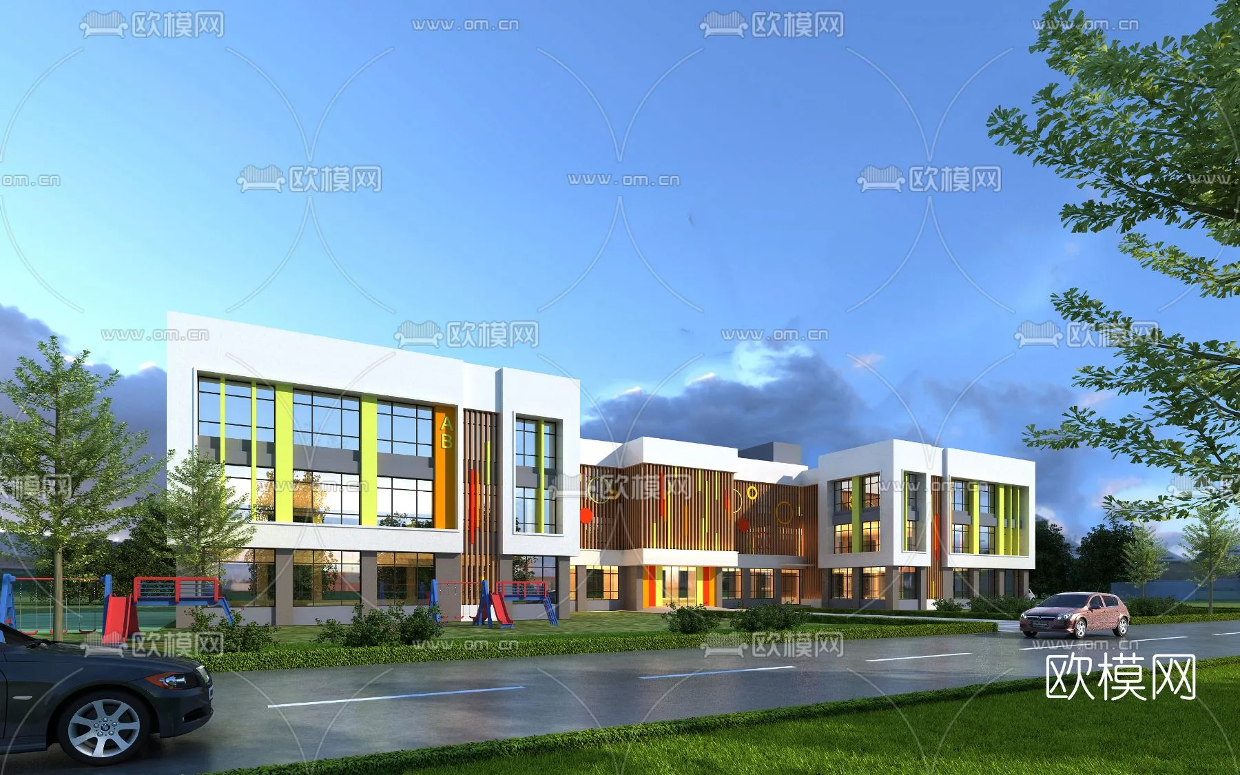 KINDERGARTEN – VRAY / CORONA – 3D MODEL – 1282