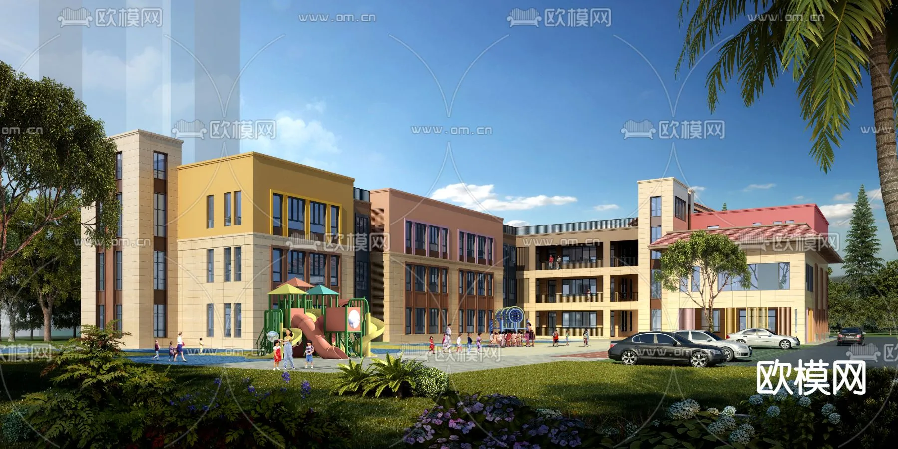 KINDERGARTEN – VRAY / CORONA – 3D MODEL – 1283