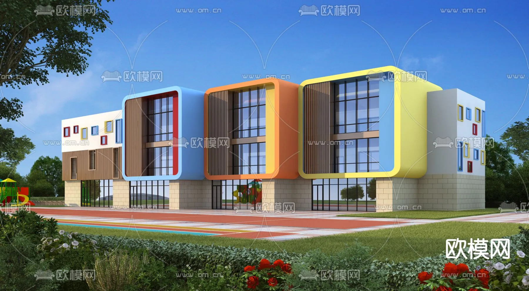 KINDERGARTEN – VRAY / CORONA – 3D MODEL – 1287