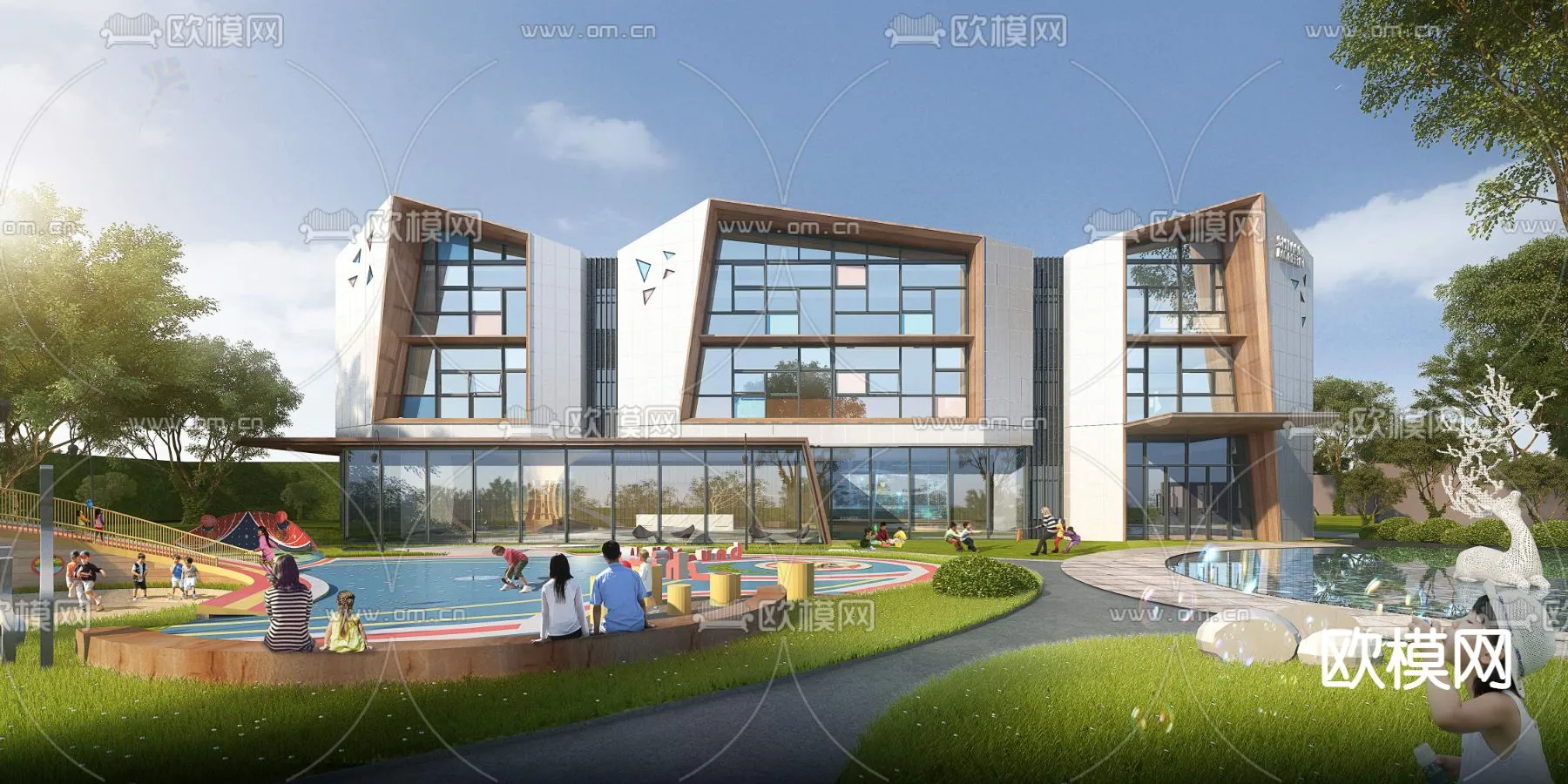 KINDERGARTEN – VRAY / CORONA – 3D MODEL – 1289