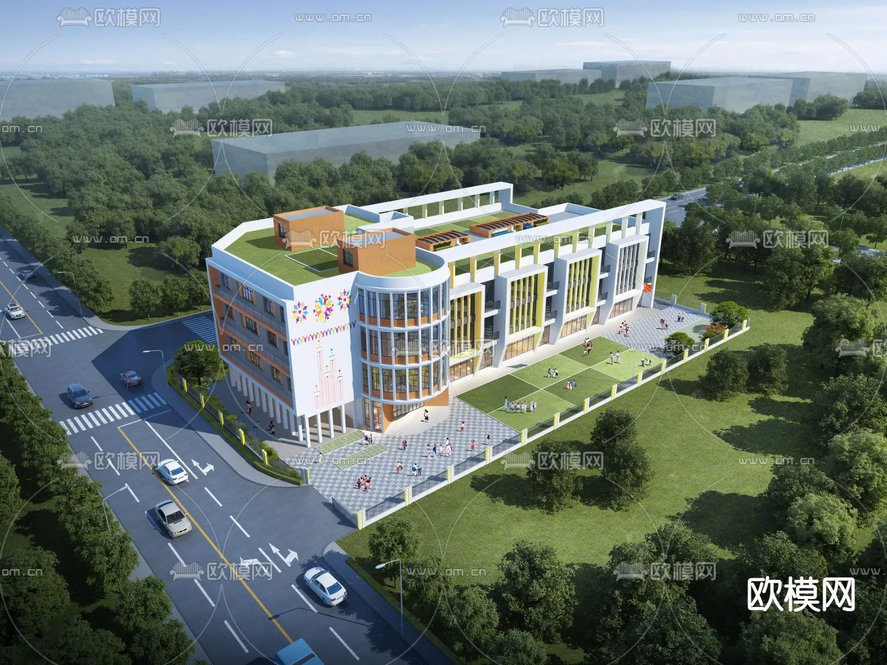 KINDERGARTEN – VRAY / CORONA – 3D MODEL – 1295