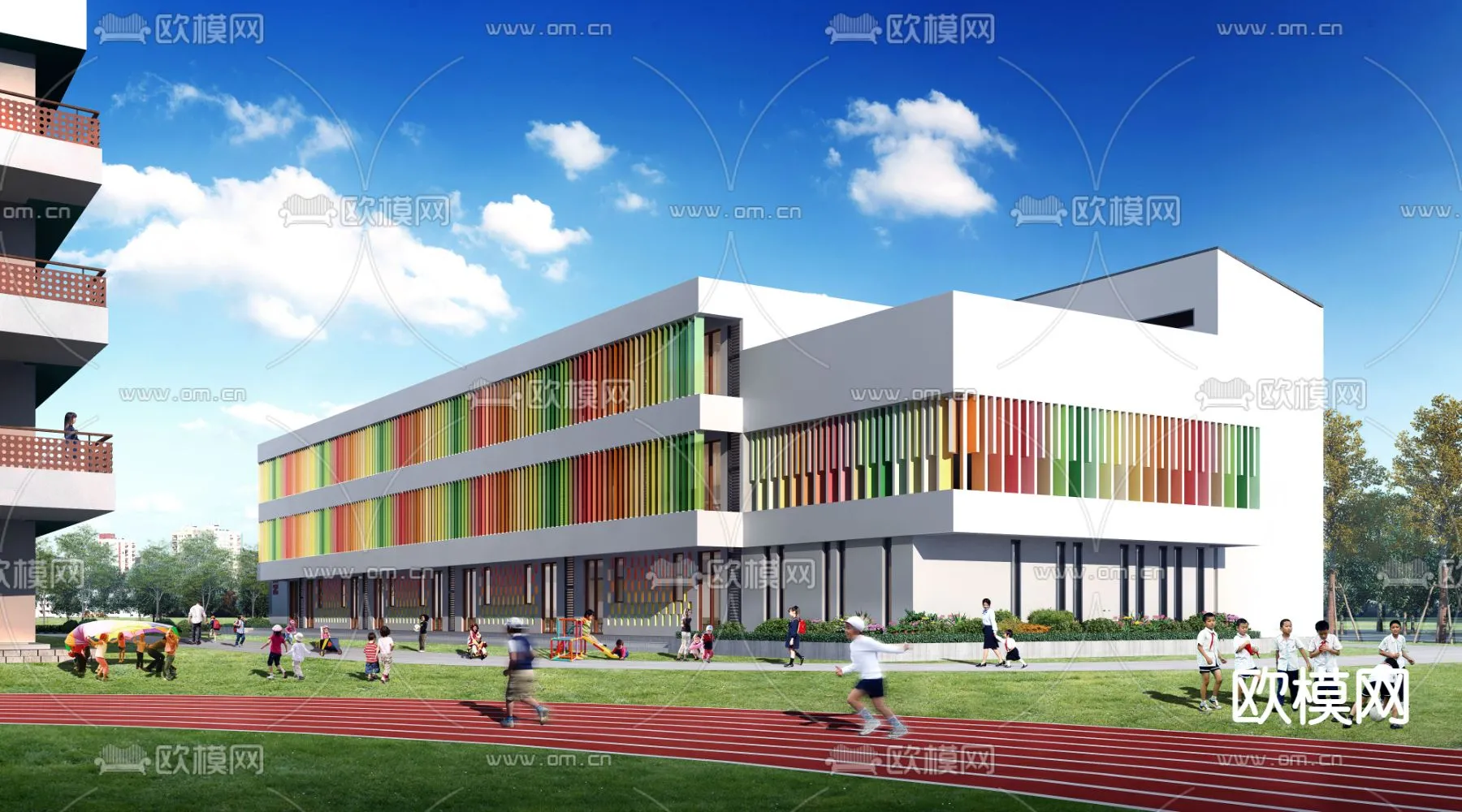 KINDERGARTEN – VRAY / CORONA – 3D MODEL – 1296