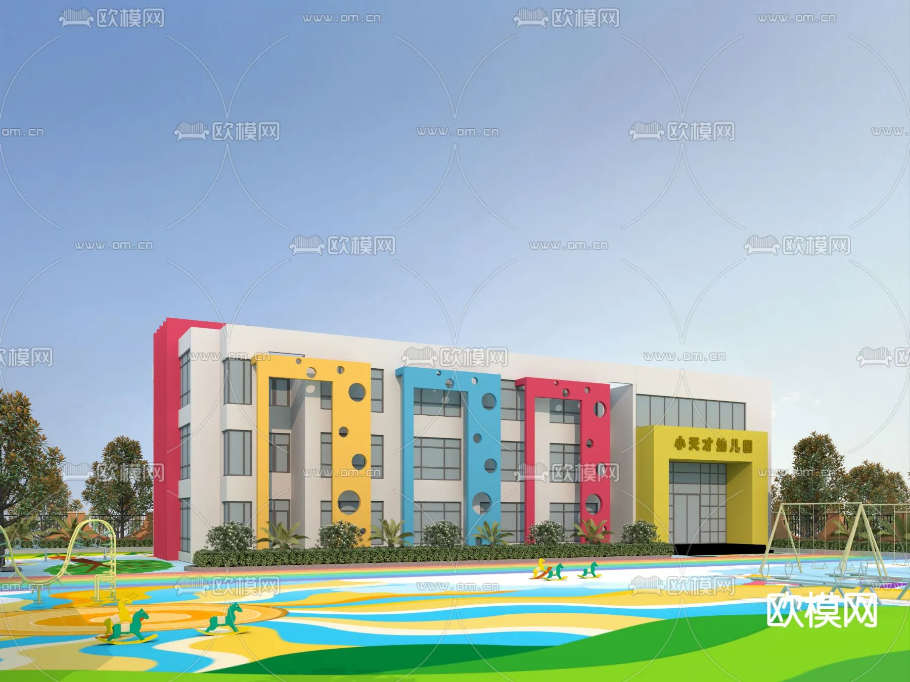 KINDERGARTEN – VRAY / CORONA – 3D MODEL – 1301