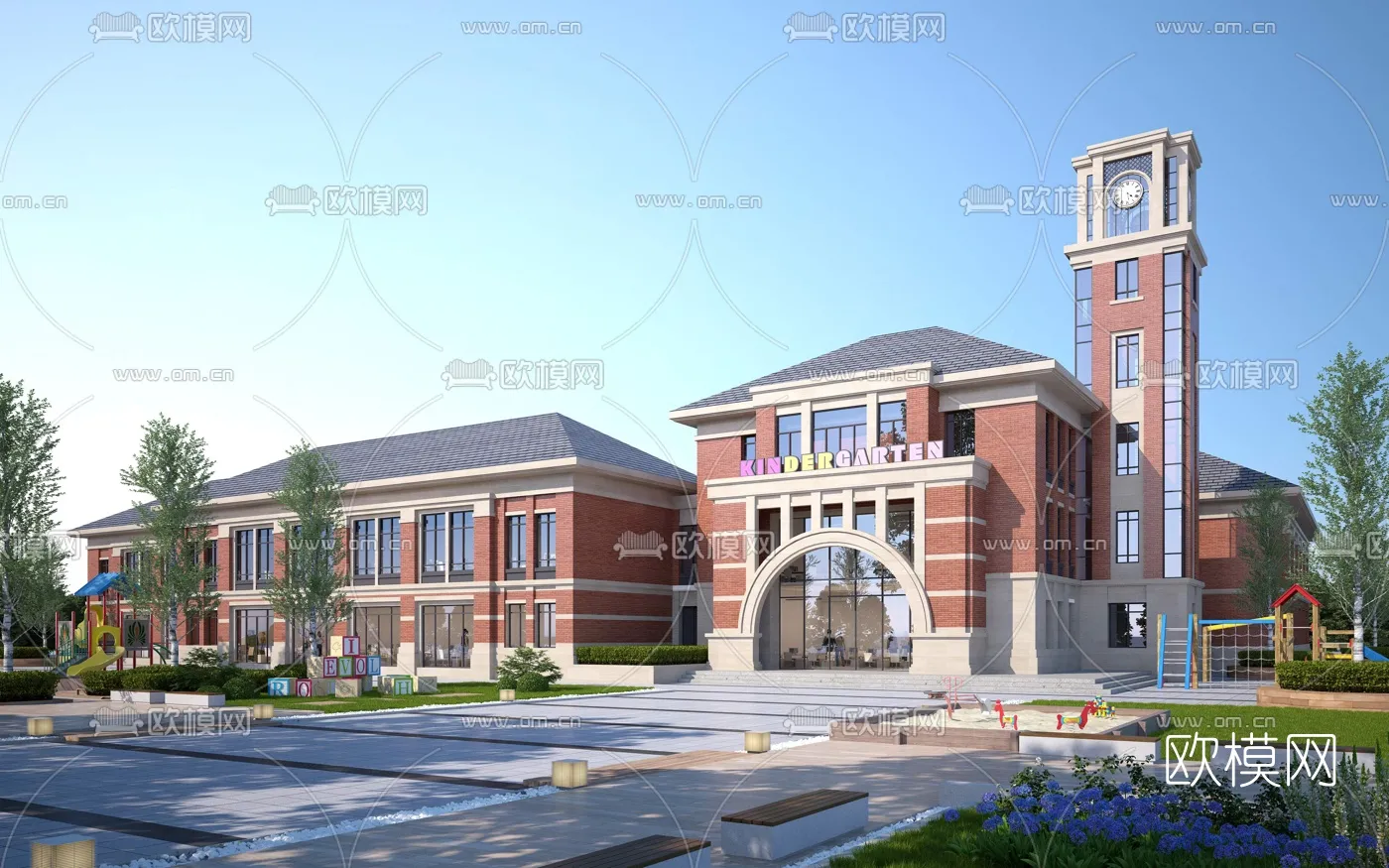 KINDERGARTEN – VRAY / CORONA – 3D MODEL – 1303