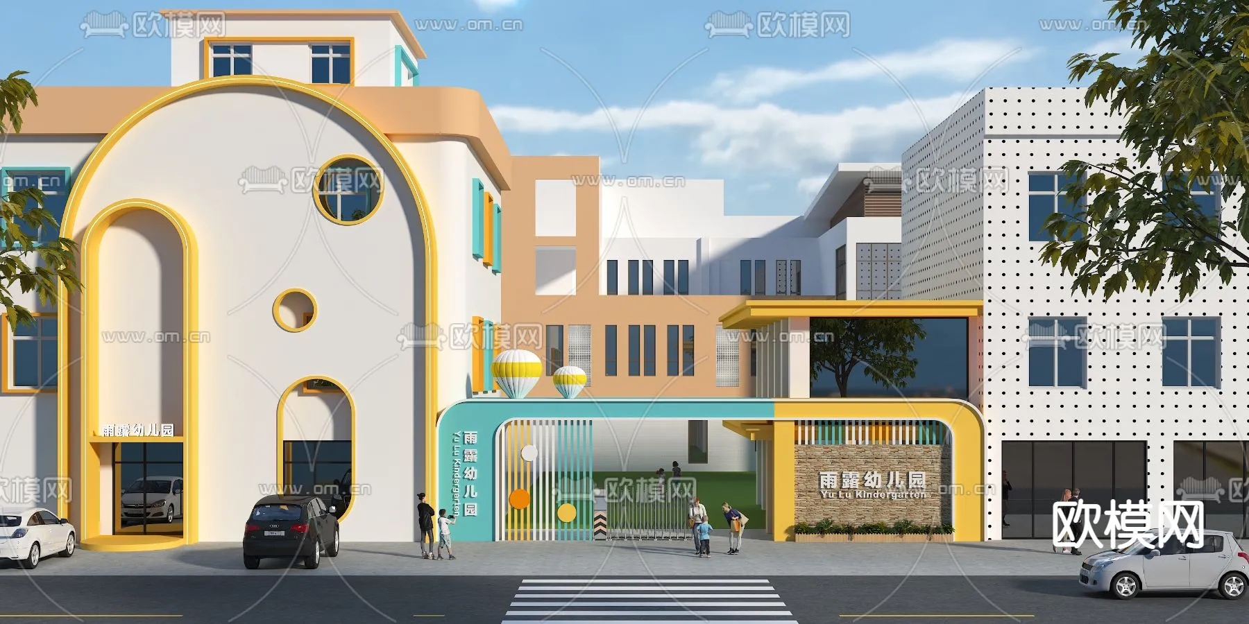 KINDERGARTEN – VRAY / CORONA – 3D MODEL – 1305