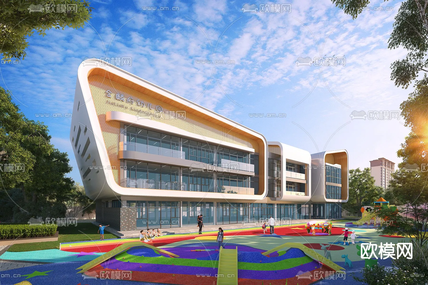 KINDERGARTEN – VRAY / CORONA – 3D MODEL – 1308