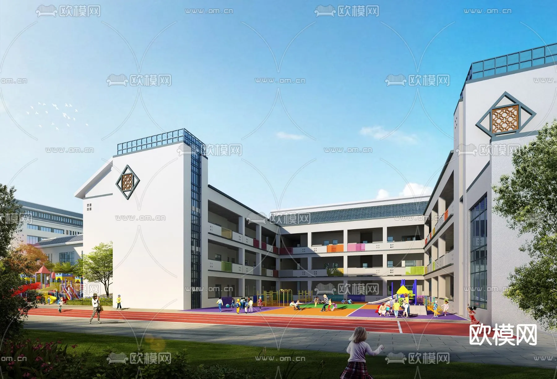 KINDERGARTEN – VRAY / CORONA – 3D MODEL – 1310