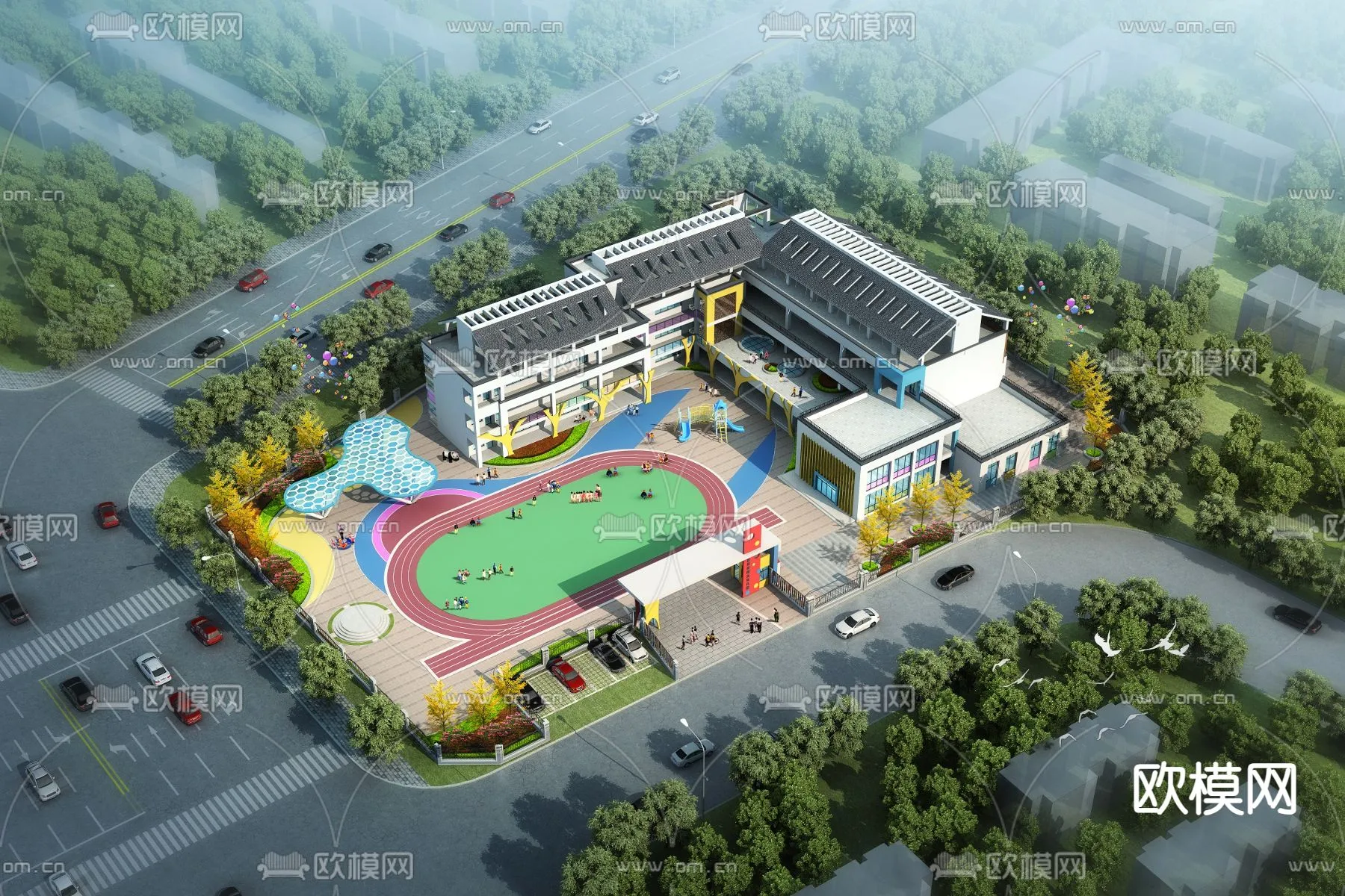 KINDERGARTEN – VRAY / CORONA – 3D MODEL – 1311