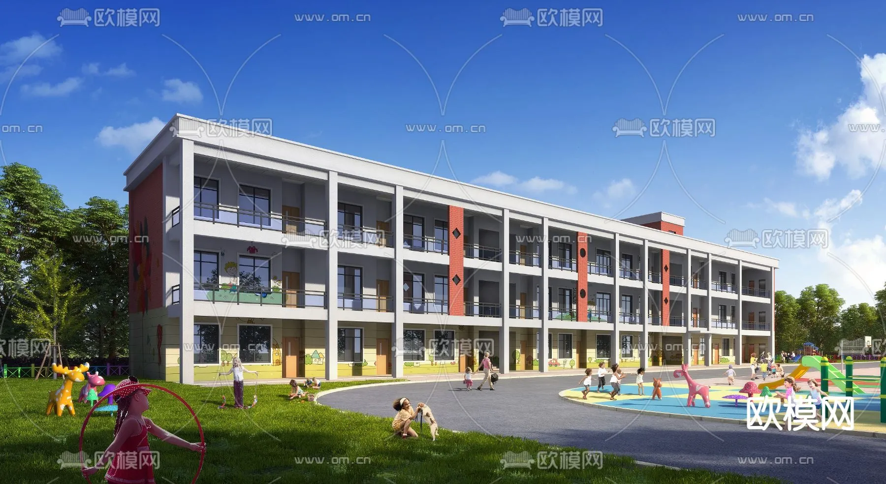 KINDERGARTEN – VRAY / CORONA – 3D MODEL – 1314