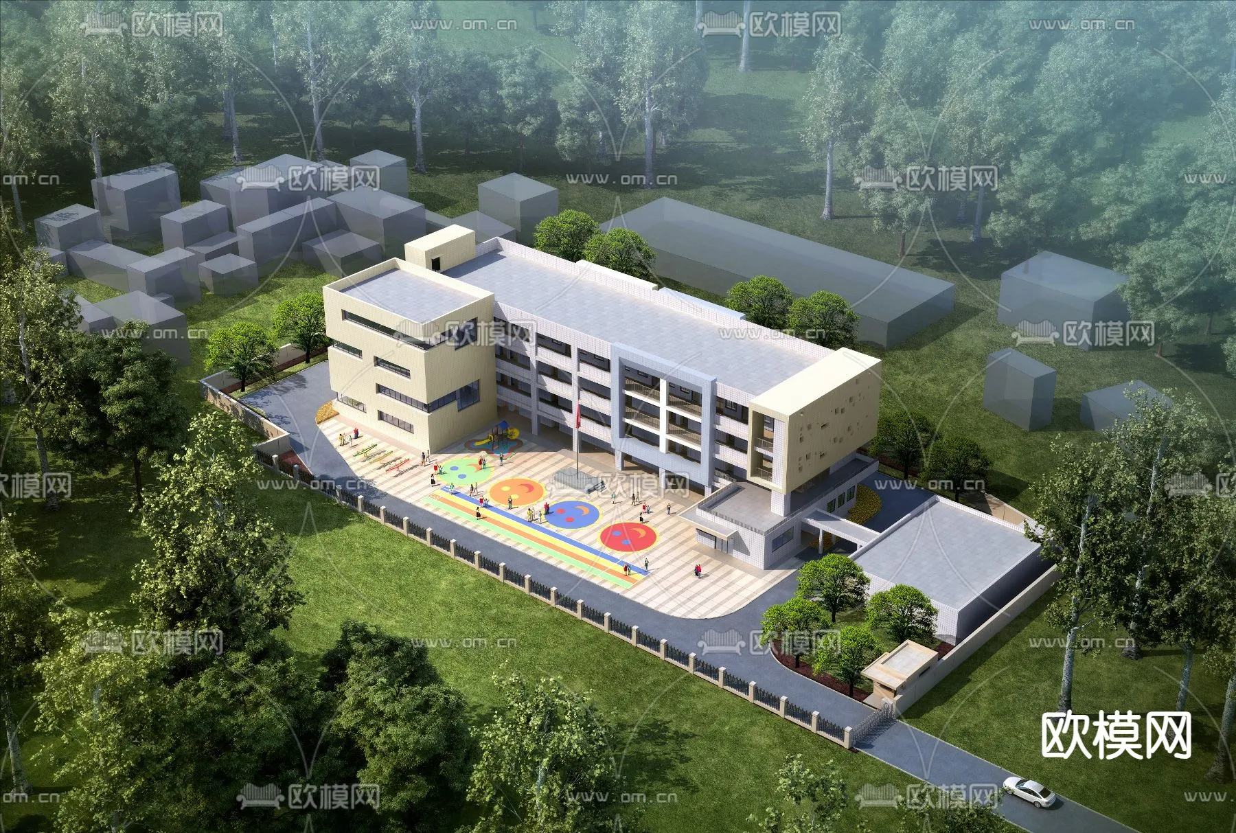 KINDERGARTEN – VRAY / CORONA – 3D MODEL – 1322