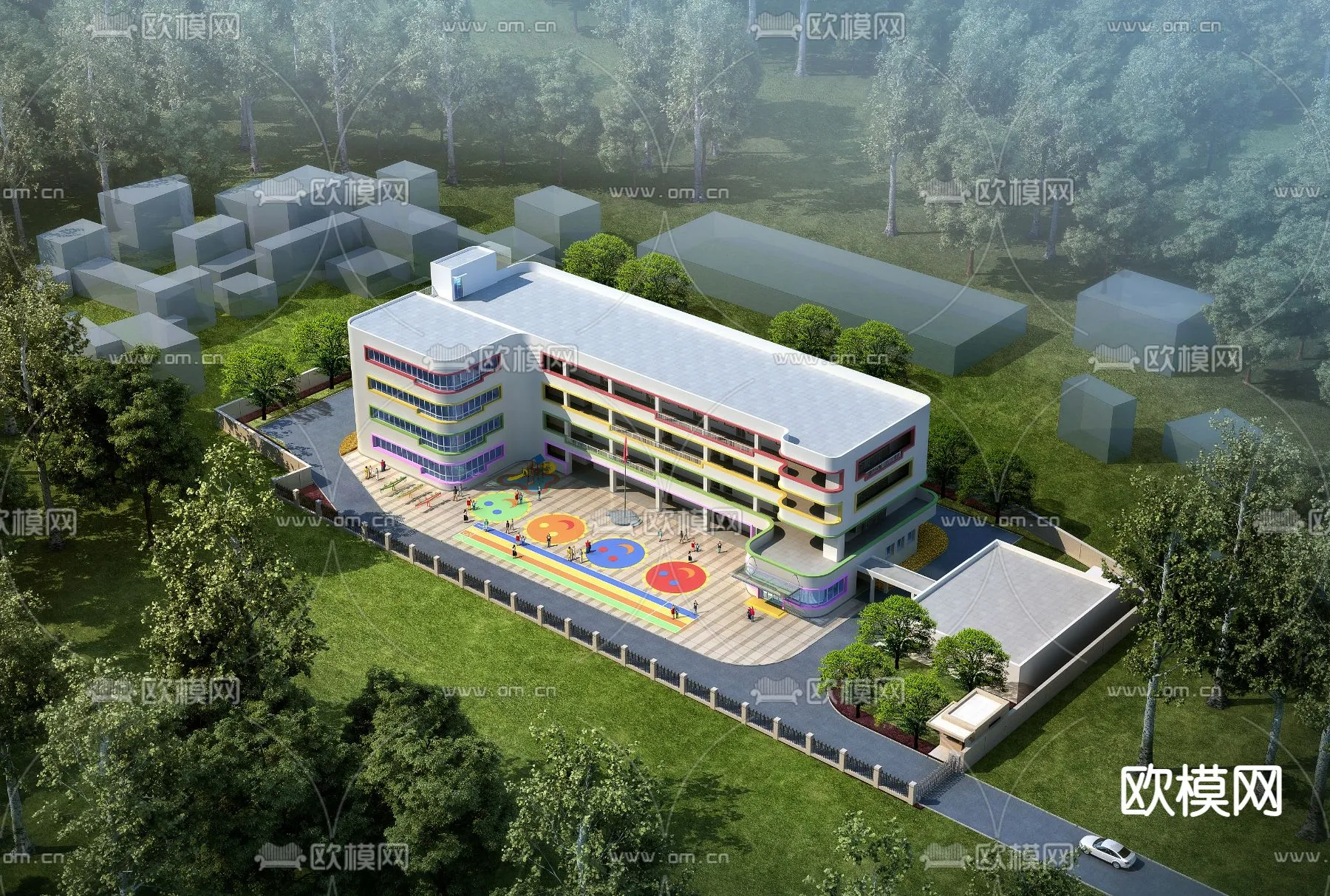 KINDERGARTEN – VRAY / CORONA – 3D MODEL – 1323