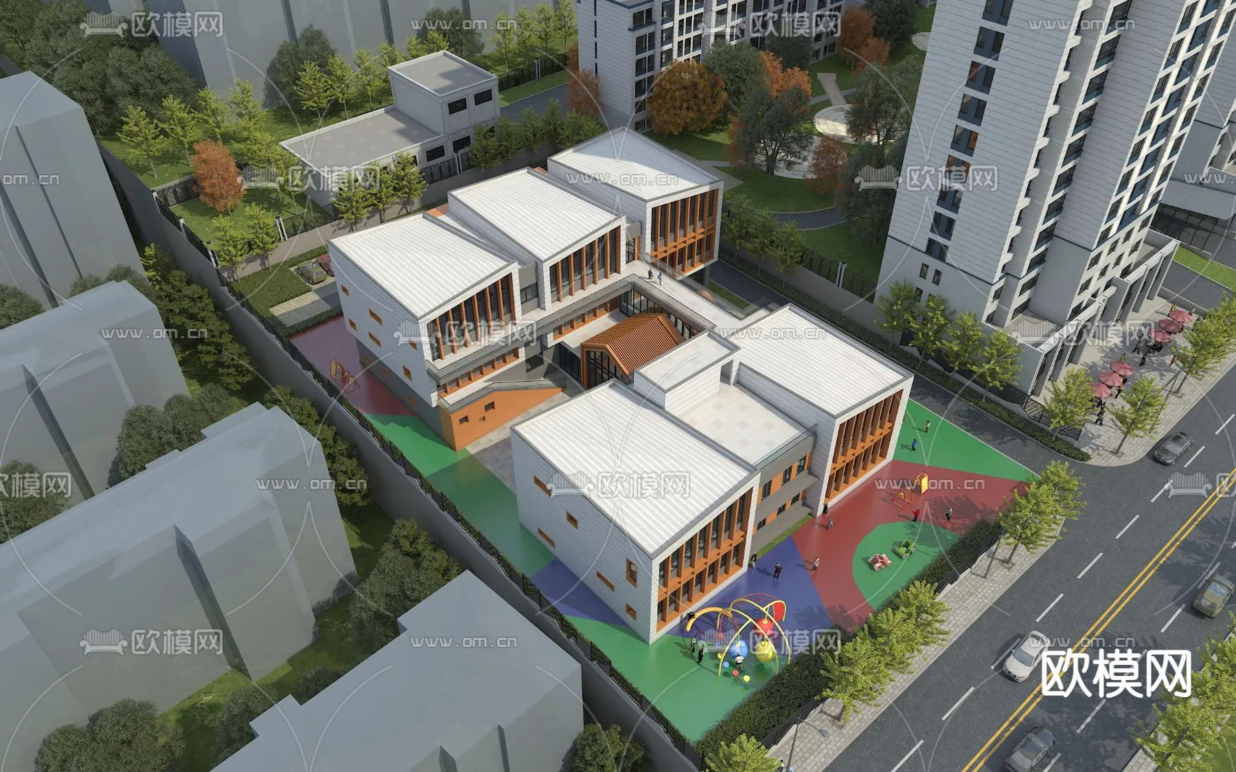 KINDERGARTEN – VRAY / CORONA – 3D MODEL – 1327