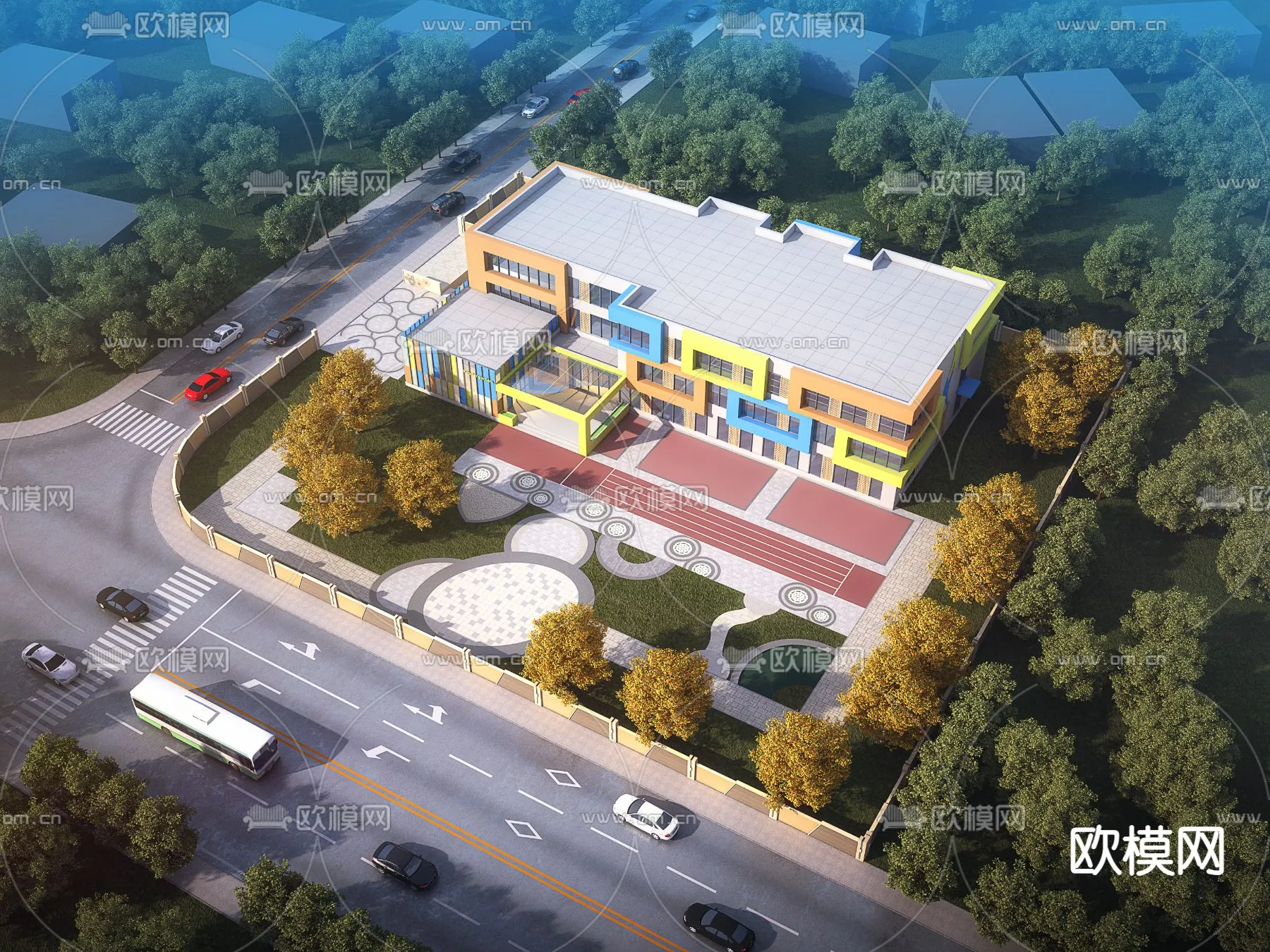 KINDERGARTEN – VRAY / CORONA – 3D MODEL – 1332