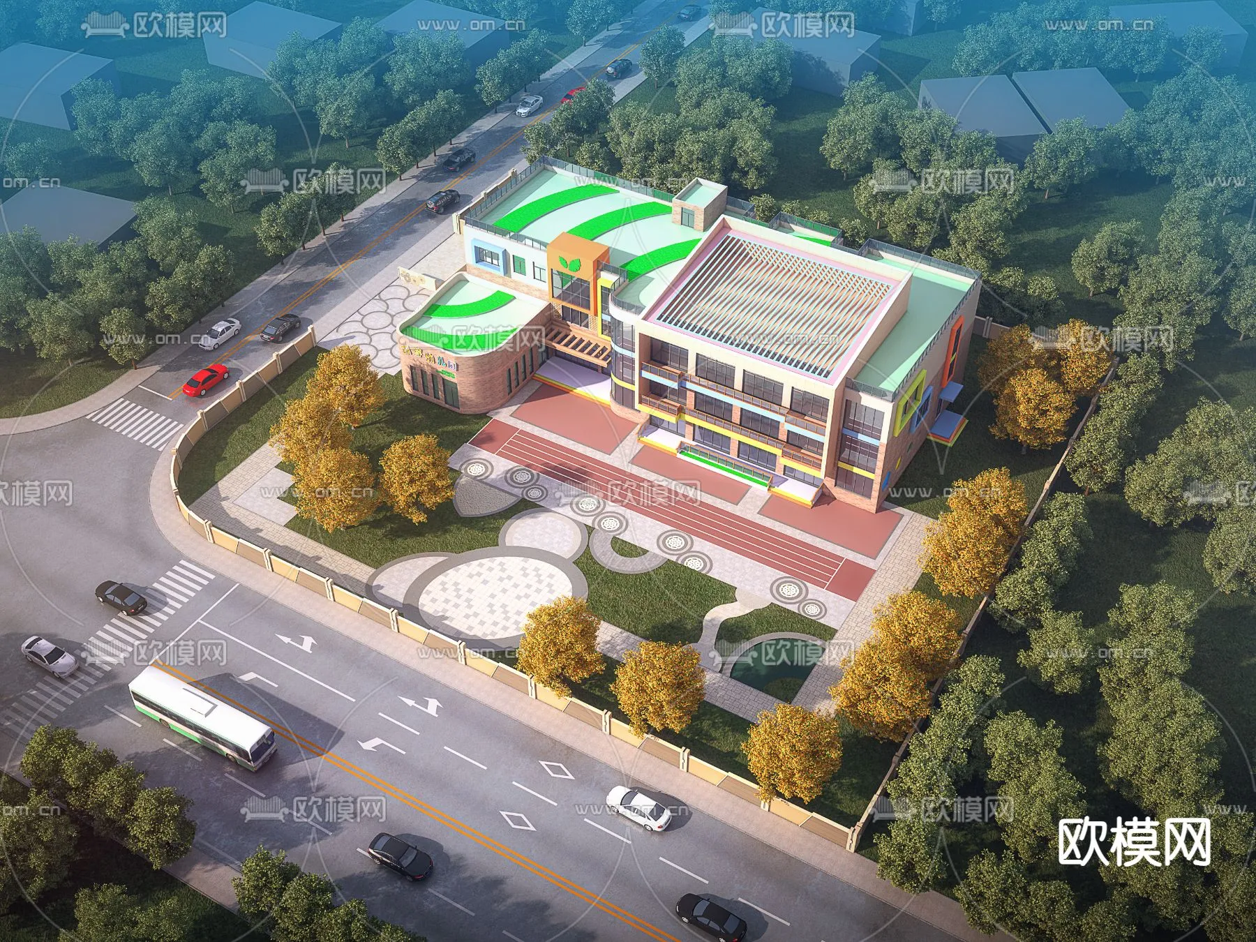 KINDERGARTEN – VRAY / CORONA – 3D MODEL – 1333