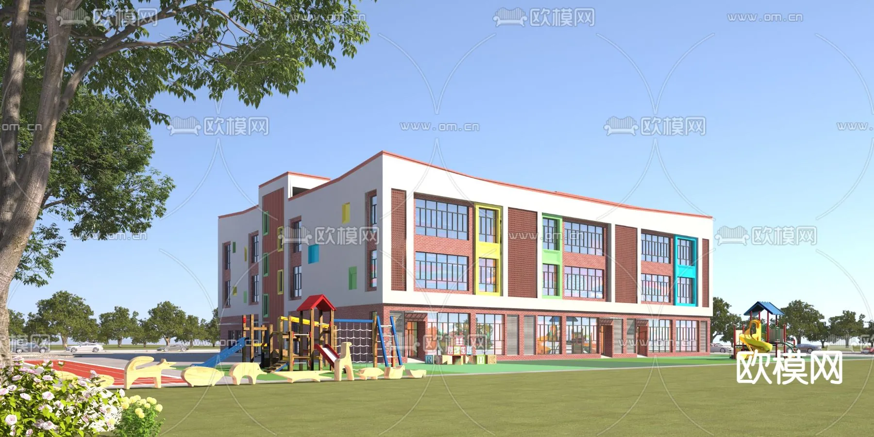 KINDERGARTEN – VRAY / CORONA – 3D MODEL – 1341