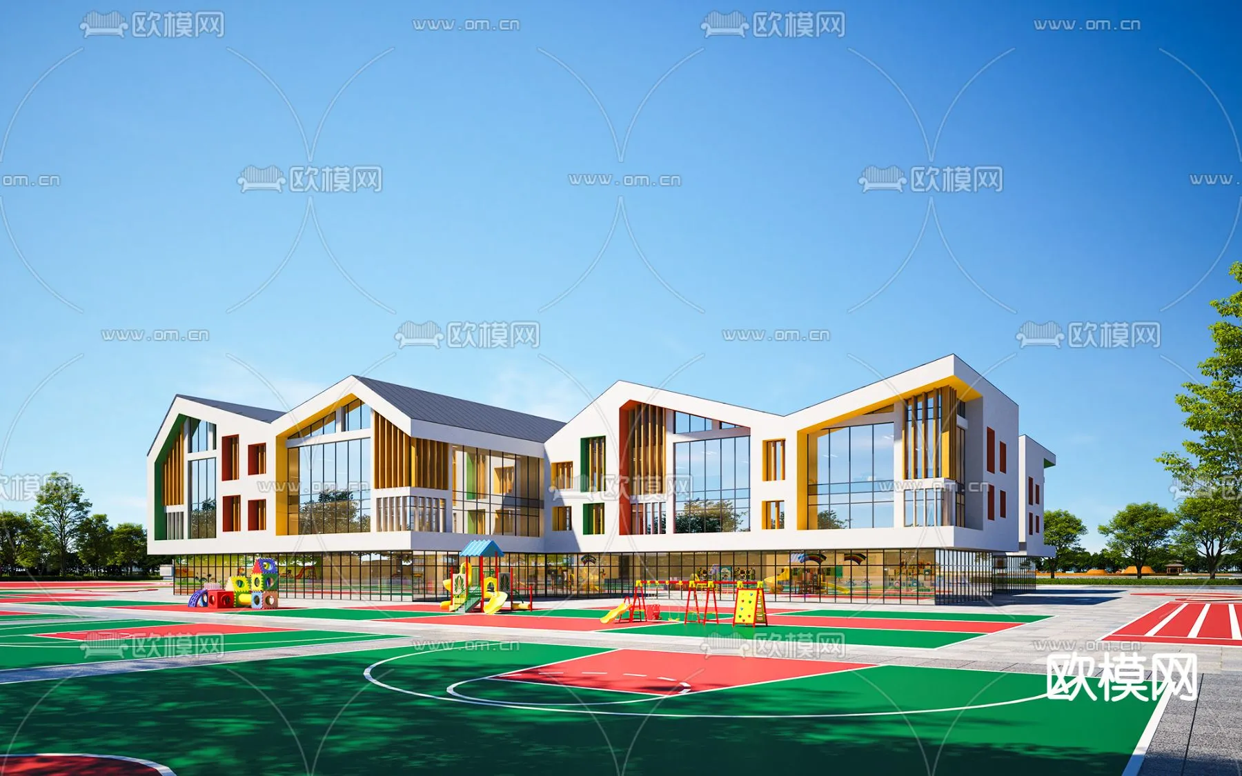 KINDERGARTEN – VRAY / CORONA – 3D MODEL – 1342