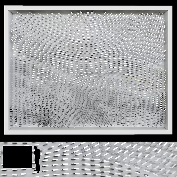 Kinetic painting – Maison Rapin 3D Model