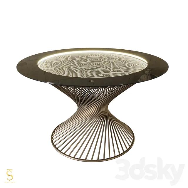 Kinetic table Sand Table “VORTEX” 3D Model Kinetic table Sand Table “VORTEX” 3D Model