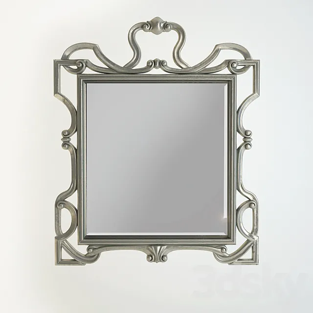 KING Silver Mirror 3D Model KING Silver Mirror 3D Model
