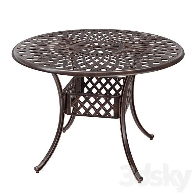 Kinger Home – 41″ Aiden Round Patio Table 3DModel