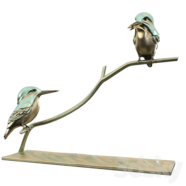 KINGFISHER SCULPTURE 3DModel KINGFISHER SCULPTURE 3DModel