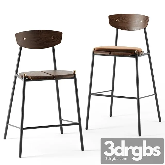 Kink bar stools by district eight Kink bar stools by district eight