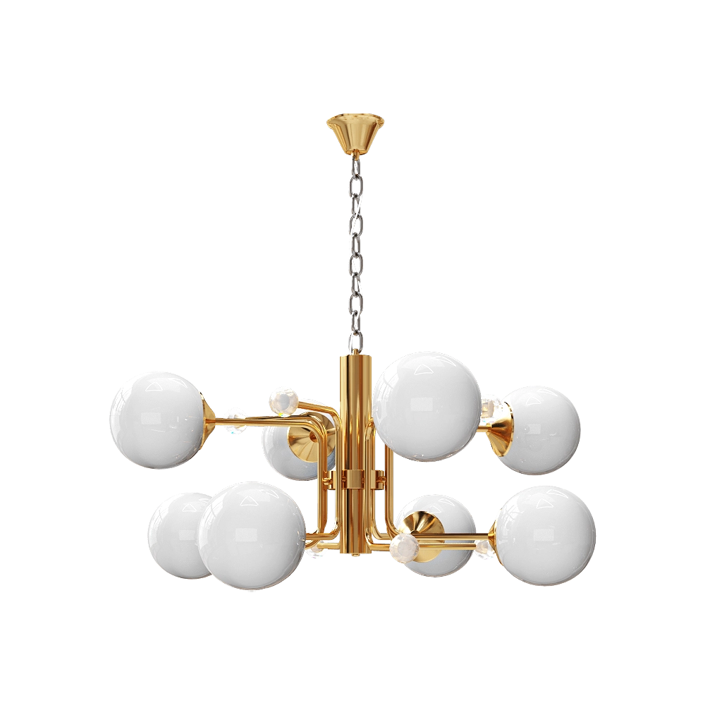 Kink light – Chandelier Dénia 07633-8.20 3D Model