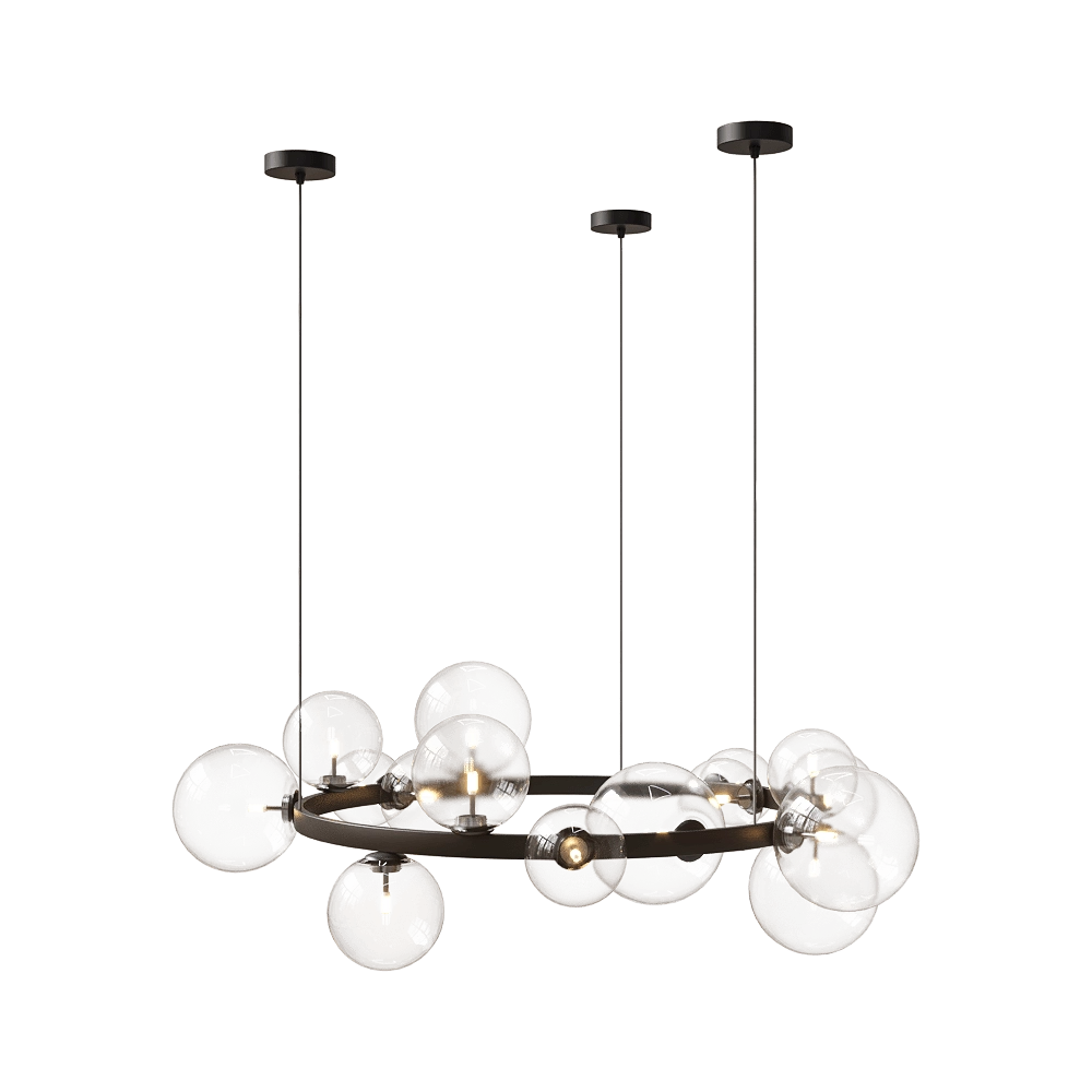 Kink light – Chandelier Iona 07608-15A19 3D Model