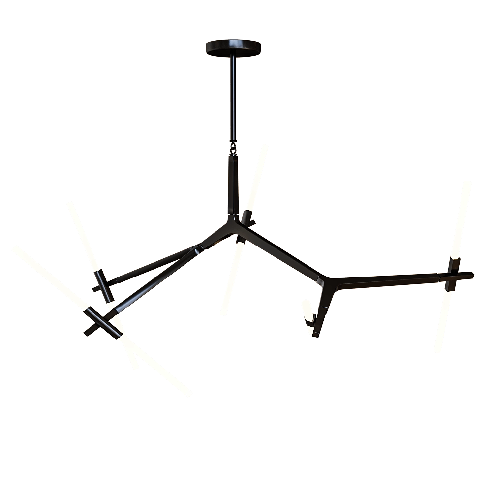 Kink light – Chandelier Nix black 07531-10.19 3D Model Kink light – Chandelier Nix black 07531-10.19 3D Model