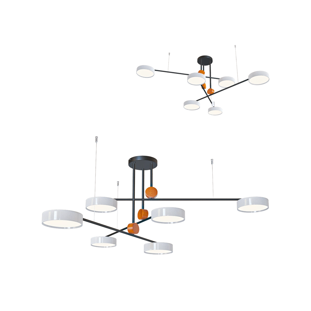 Kink light – Chandelier Rapis 07647-601 3D Model Kink light – Chandelier Rapis 07647-601 3D Model