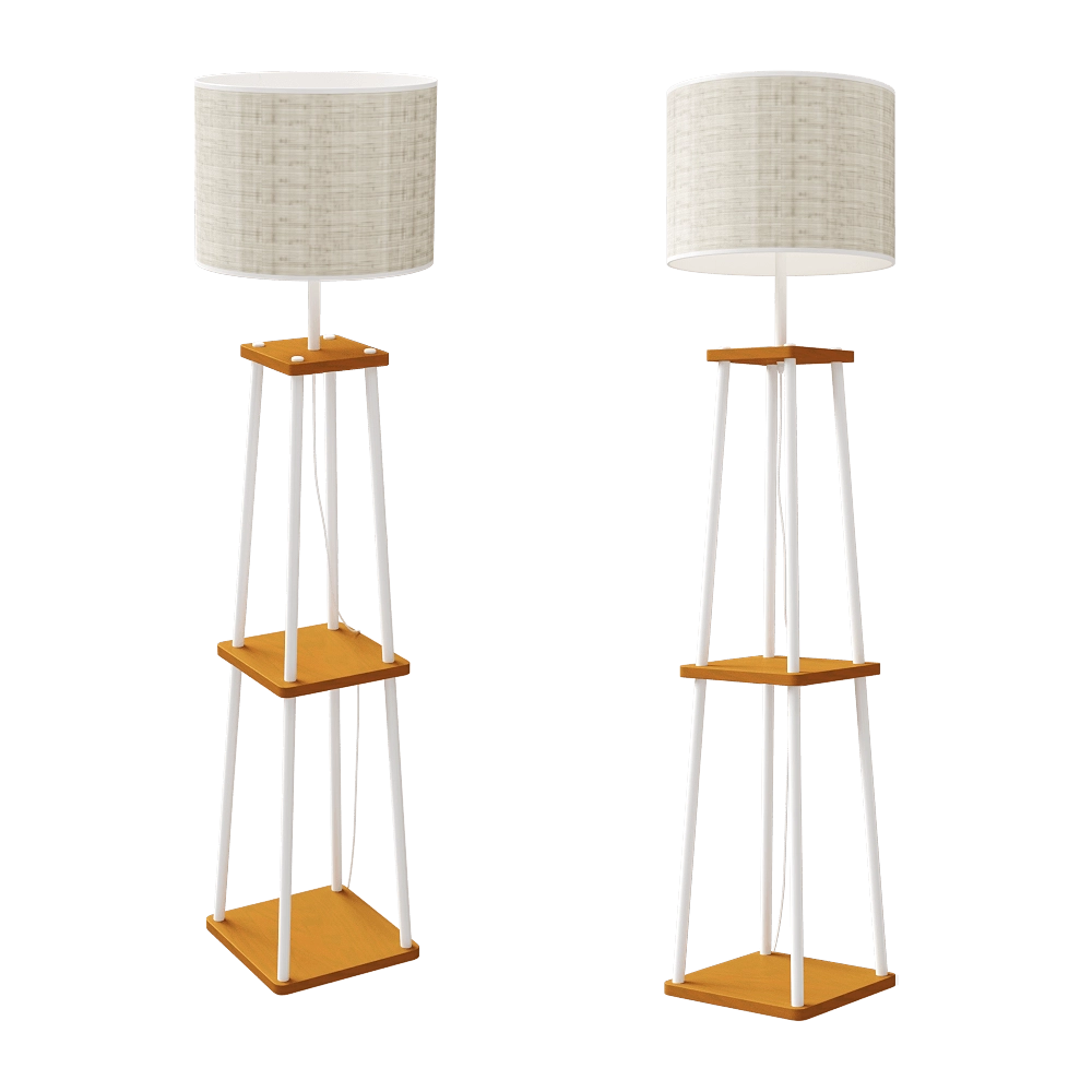 Kink light – Floor lamp Alicante 07098.01 3D Model Kink light – Floor lamp Alicante 07098.01 3D Model