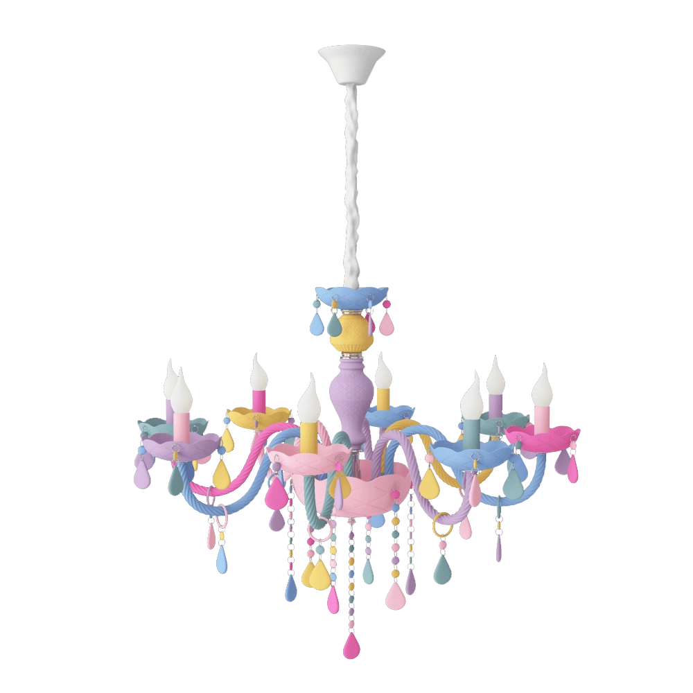 Kink light – Pendant lamp Astrid 074175-6 3D Model Kink light – Pendant lamp Astrid 074175-6 3D Model