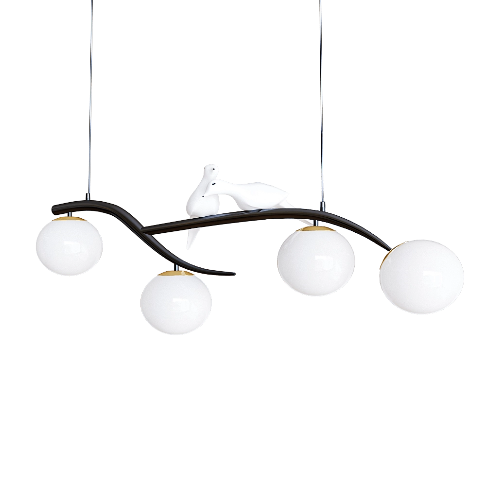 Kink light – Pendant lamp Billia 07618-419 3D Model Kink light – Pendant lamp Billia 07618-419 3D Model