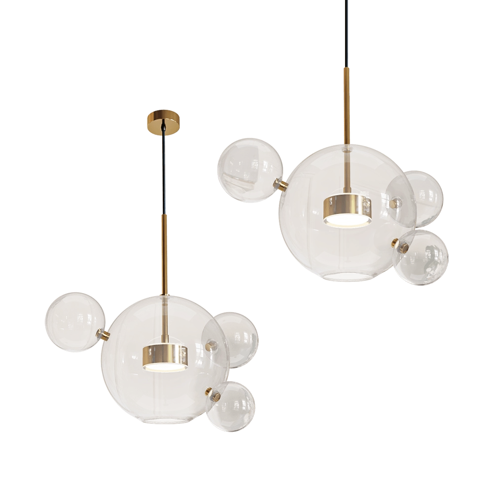 Kink light – Transparent ceiling lamp Galla 07545-4.21 3D Model