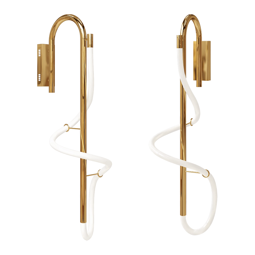 Kink light – Wall lamp Dalia 0804033 3D Model