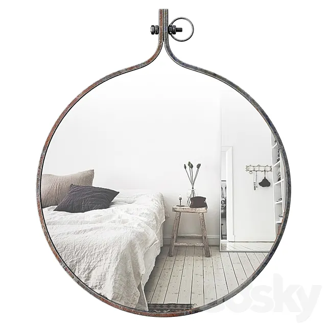 Kinley Accent Mirror KTEL1743 3D Model Kinley Accent Mirror KTEL1743 3D Model